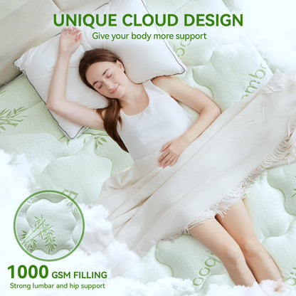 CoolWeave Bamboo Mattress Topper