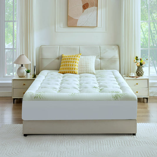 CoolWeave Bamboo Mattress Topper