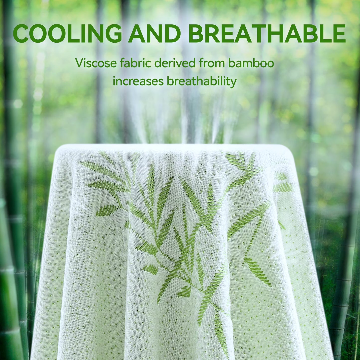 CoolWeave Bamboo Mattress Topper